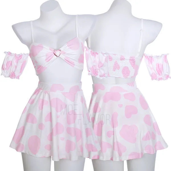 Soft Spring Cow Set - Pink / XL/2XL