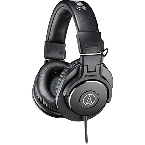 Audio-Technica ATH-M30x Professional Studio Monitor Headphones, Black - Headphone