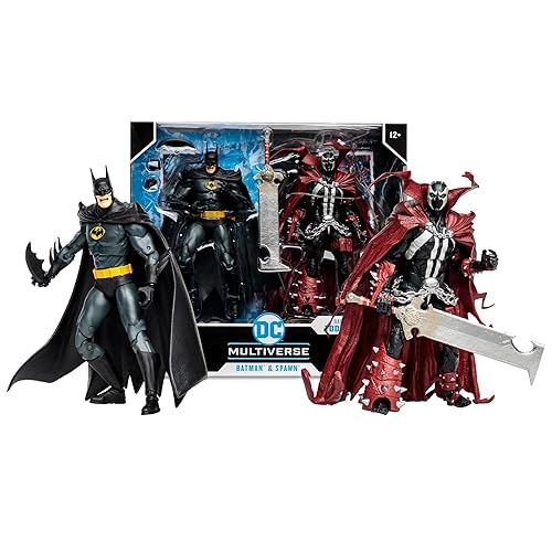 McFarlane Toys - DC Multiverse Batman & Spawn (Based on Comics by Todd McFarlane) 7in Action Figure 2pk