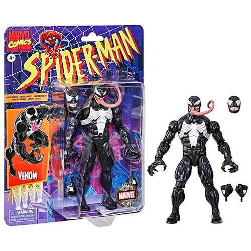 Marvel Legends Series Venom, Marvel Comics Collectible Action Figure 6” - Exclusive