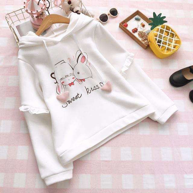 Sweet Bunny Kisses Hoodie