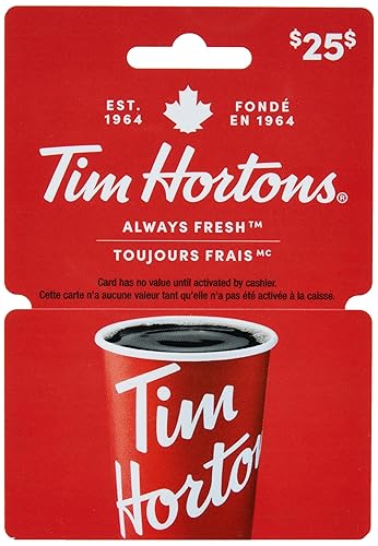 Tims Gift Card - 25 - Standard
