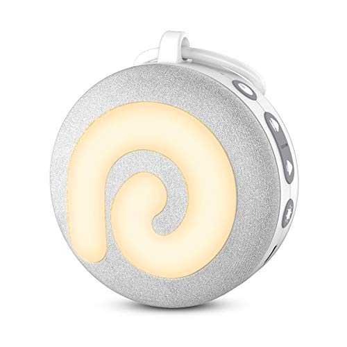 Dreamegg Macchina Rumore Bianco, D11 Portatile Rumore Bianco Neonato con Luce Notturna, 11 Suoni Rilassanti per Dormire, Viaggi, Asili Nido, USB Ricaricabile, Continua o Temporizzata, Blocco Bambini - Grey