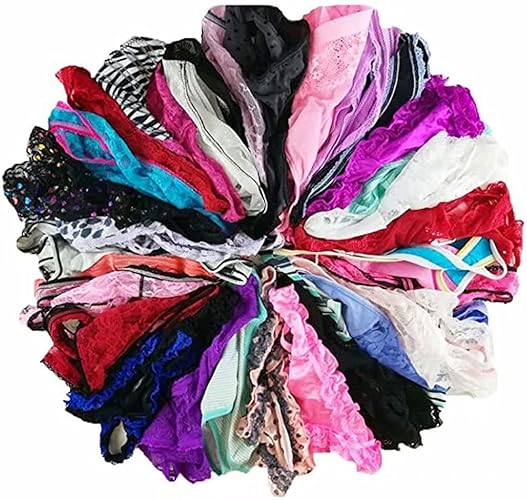 jooniyaa Women Variety of Underwear Pack T-Back Thong G-String Panties - X-Large - 20pcs