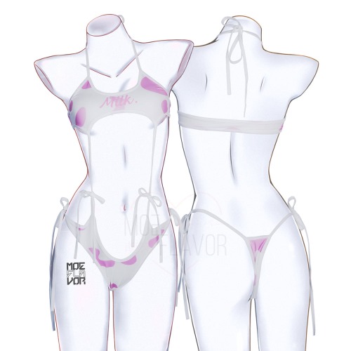 Drippin in Milk Swimsuit - Pink / XL/2XL