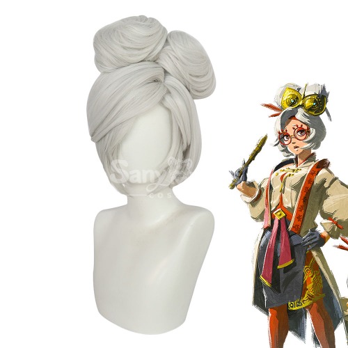 【In Stock】Game The Legend of Zelda Cosplay Purah Cosplay Wig
