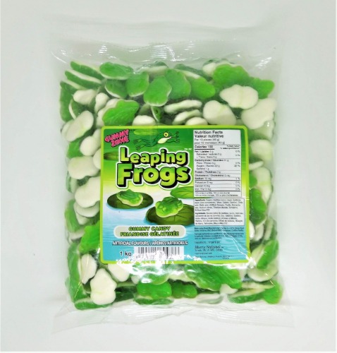 Leaping Frogs Gummy Candy, 1kg - 