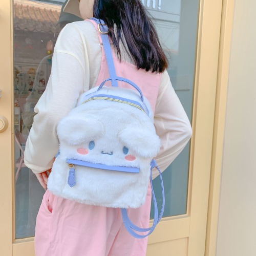 Fuzzy Melody & Cinna Backpack - Cinnamoroll