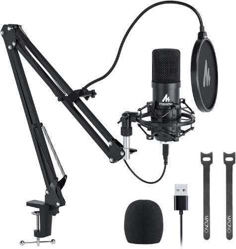 MAONO AU-A04 Condenser USB Microphone Kit (Black) - AU-A04 Black ₹3,599.00