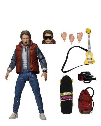 NECA - Back to The Future Marty Mcfly Ultimate 7 Action Figure Multicolore