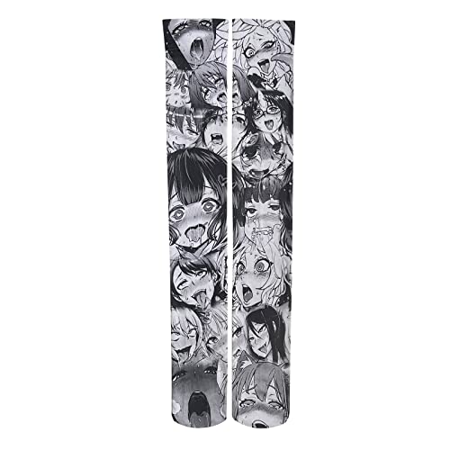 My Sky Knee High Socks 3D Print Long Stockings Cosplay Tight High Socks - One Size - 2