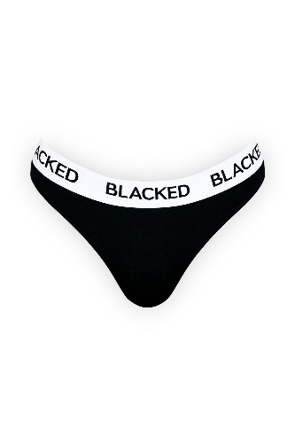 Blacked Thong Panty | MD / Black