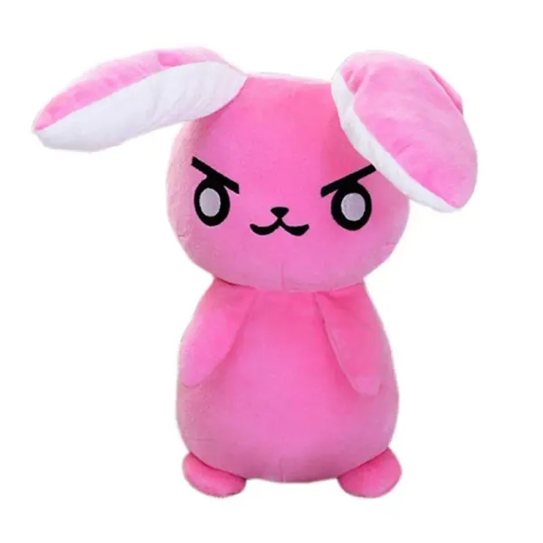 Detazhi 1 pcs 50cm Overwatches Game Anime Pioneer Dva Rabbit Plush Toys Soft Stuffed Animals Doll Pillows Cosplay Props Kids Toys Gifts