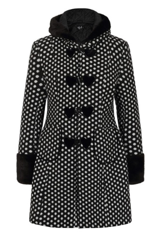 He’ll Bunny Polka Dot Coat