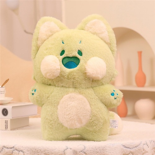 Silly Cat Plushies - Green / 30cm
