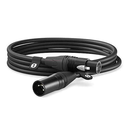RØDE XLR-3 Câble XLR Premium (3m, Noir) - XLR-3 - Noir