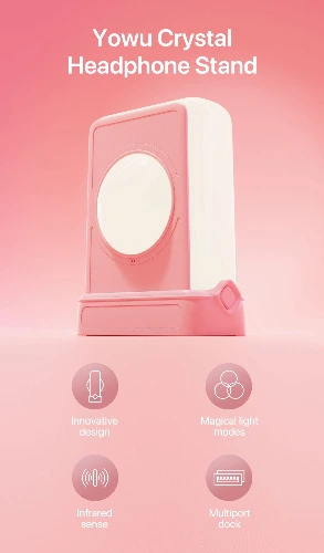 YOWU -  Crystal Headphone Stand