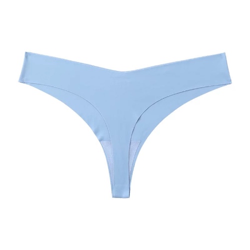 Perkies Seamless Panties: Thongs (mid-rise) - Hydrangea / Large