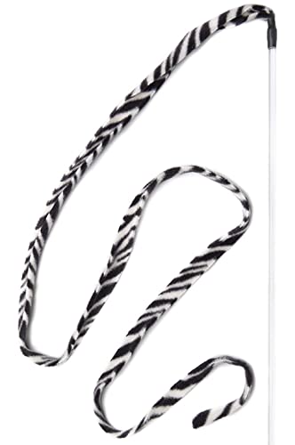 CAT DANCER Products Jungle Cat Charmer, Jungle Wand Toy for Kittens Training, Colorful Ribbon Cat Charmer, Interactive Catcher Wand for Cat Exercise (1 Pack, Multicolor)