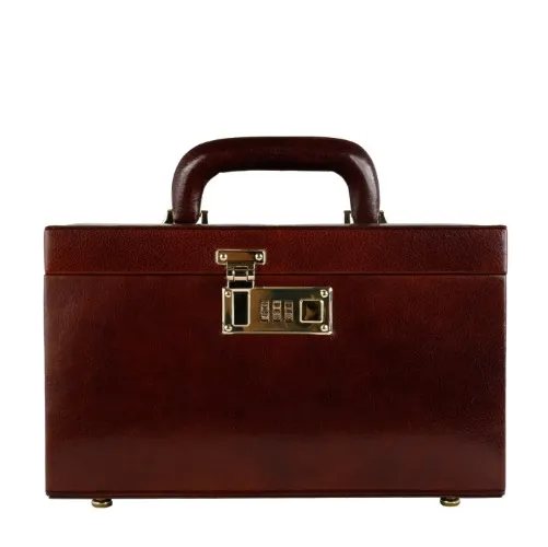Brown Leather Jewelry Box For Women - The Portrait Of A Lady