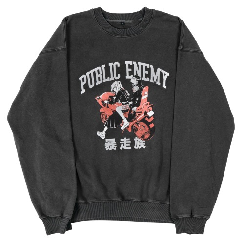 Public Enemy Crewneck Sweatshirt - Medium