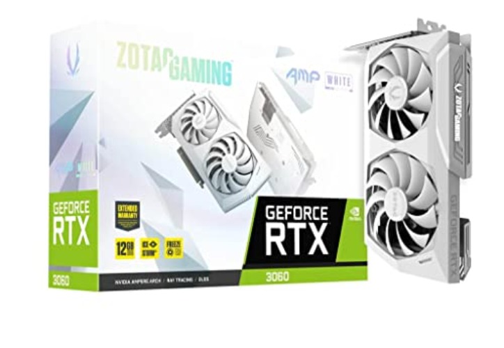 Zotac VGA RTX3060 AMP White Edition 12G (GDDR6, HDMI 2.1, 3xDP 1.4a)