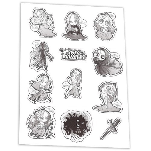 Slay the Princess Sticker Sheet | Default Title