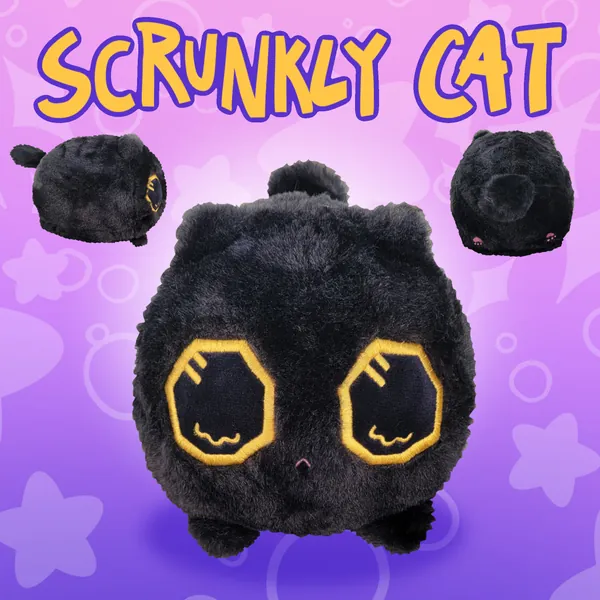 Scrunkly Cat 6 Inch Plushie