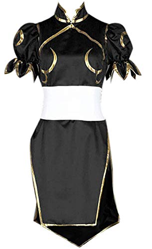 Cosplay Life Chun-Li Cosplay Costume - Street Fighter Anime Costume For Women - Large - Chun-li Black