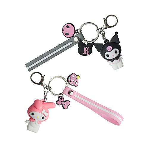 Throne ZenICK Kuromi Keyring, Anime Keyring, Girls Keyrings