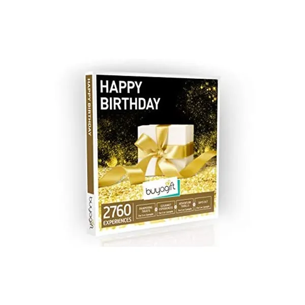 
                            Buyagift Happy Birthday Gift Experiences Box - Over 2760 Experiences for One or Two People
                        