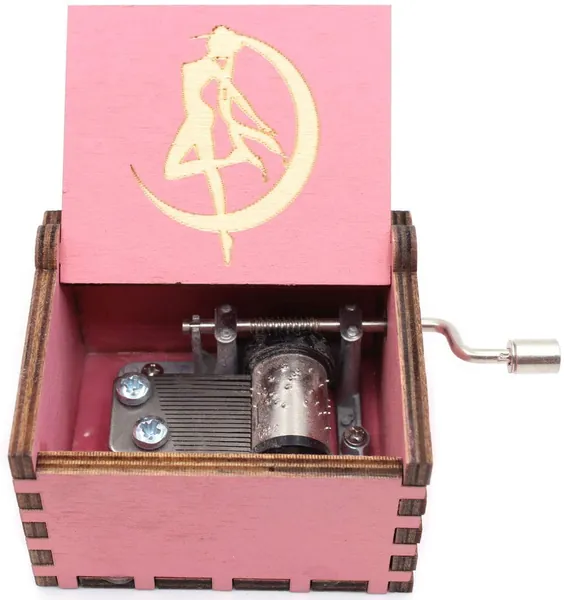 Buildinest Wooden Music Box – Sailor Moon, Gift for Birthday, BFF, Girls, Daughter, Christmas - 1 Pc(SLRM-01) - 