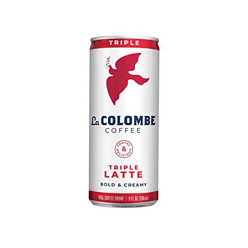La Colombe Triple Draft Latte - 3 Shots Of Cold-Pressed Espresso and Frothed Milk - Made With Real Ingredients - Grab And Go Coffee , 9 Fl Oz (Pack of 4) - Triple - 9 Fl Oz (Pack of 4)