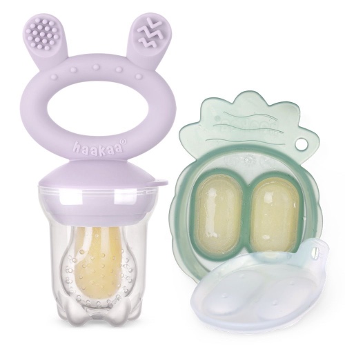 Haakaa Freeze-N-Feed Mini Combo-Lavender &amp; Pea Green