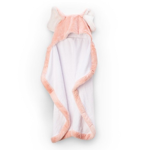 Little Linen Co Plush Hooded Towel Pink