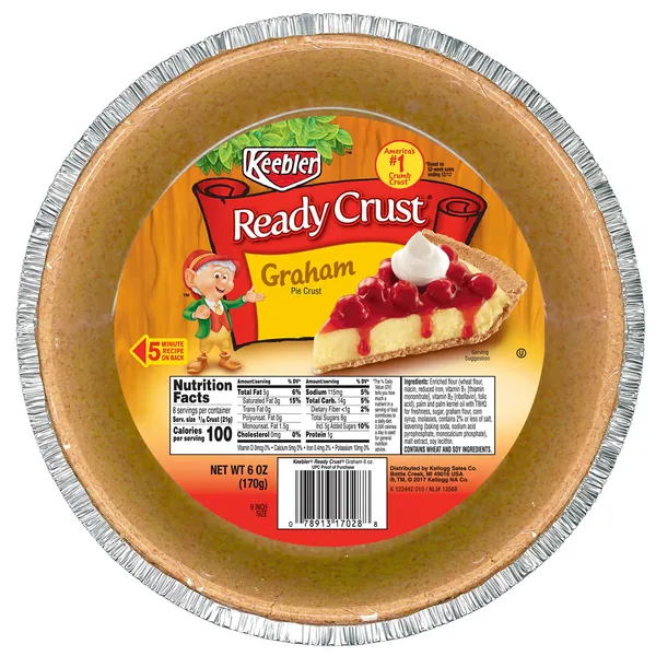 Keebler Ready Grahams Pie Crust 170g (Pack of 3)