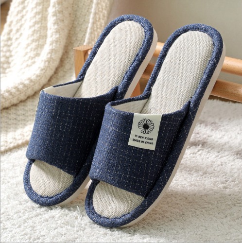 Warm Cozy Women's Non-Slip Slippers - Blue