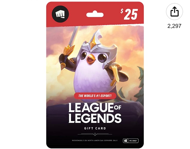 League rp gift card 