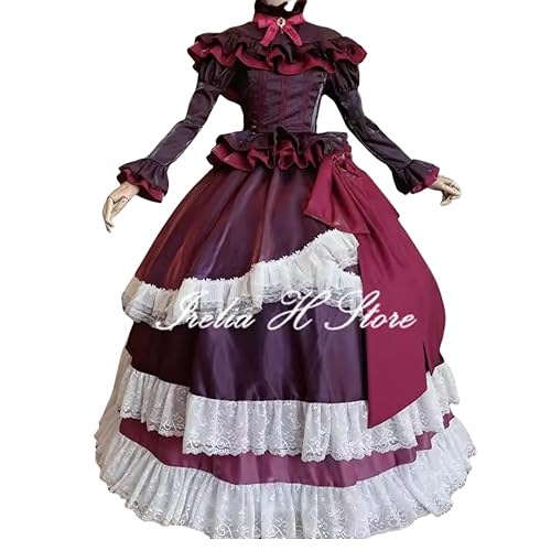 Cosplay shalltear bloodfallen Cosplay Costume Party Dresses Female Custom made size - Male XXL