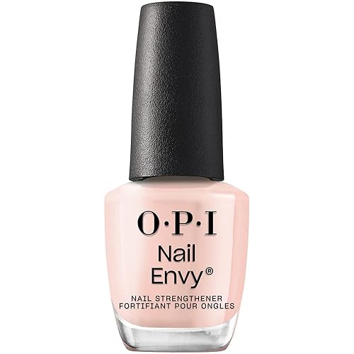 OPI Nail Envy Nail Strengthener | Clear & Opaque Crème Nail Polish Treatment | Strengthen Weak & Thin Nails - Bubble Bath