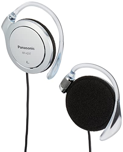 Panasonic RP-HZ47-S Silver Ear-Clip Headphones 9.9mm Ultra Slim RPHZ47 /GENUINE
