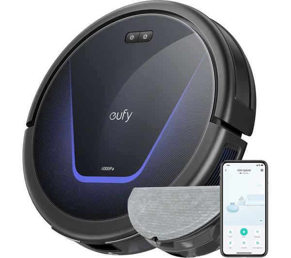 EUFY G50 Hybrid Robot Vacuum Cleaner - Black
