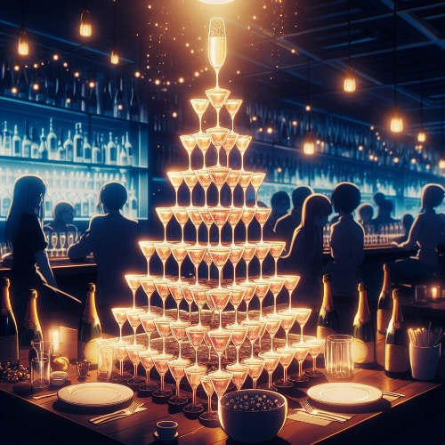 Champagne Tower