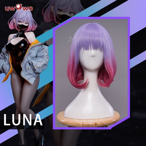 【Pre-sale】Uwowo Anime LUNA Wig Luna Mia Tsuta Secchi Sexy Character Figure Anime Wig | Default Title