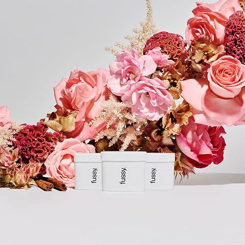 Fussy - Natural Deodorant Refill - Pack of 3 - Aluminium Free - Flora Scent - 24 hour protection - 100% effective - Night Tales - Cedar, Cinnamon and Patchouli - Vegan & Cruelty Free - 3 x 40g refills - 3 count (Pack of 1) - Night Tales Floral