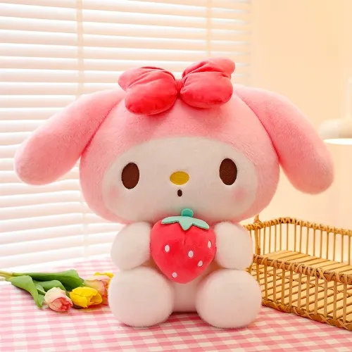 Sanrio Cartoon My Melody Strawberry Cute Hug Plush
