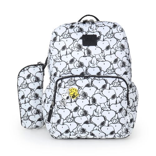 Cloe - Pañalera Backpack Peanuts x Oe Textil para Mujer - BLANCO