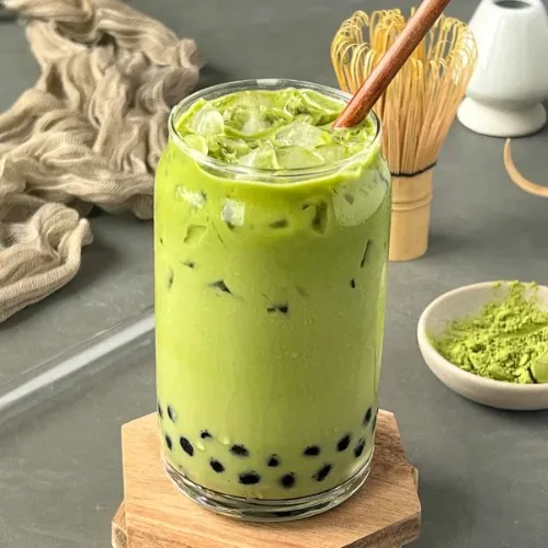 matcha boba tea✩°˖🍵 ⋆｡˚꩜