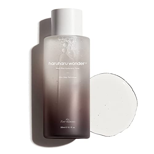 Haruharu Wonder Black Tónico hialurónico de arroz 10.1 fl oz (300ml), Tónico facial hidratante para todo tipo de pieles | Vegano, Cruelty-Free, EWG-Green - 303 ml (Paquete de 1)