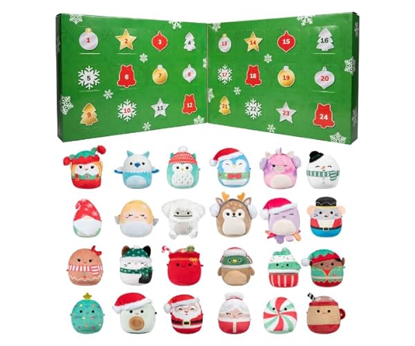 Squishmallows Original 24-Day Micromallows Holiday Advent Calendar